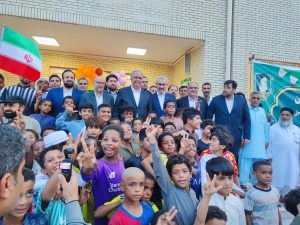 افتتاح ۲۴۴ کلاس درس بطور همزمان و مجتمع آموزشی ۱۲ کلاسه در سواحل مکران 