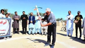 آغاز ساخت مدرسه ۱۲ کلاسه به همت پدر و پسر خیر در سراوان 