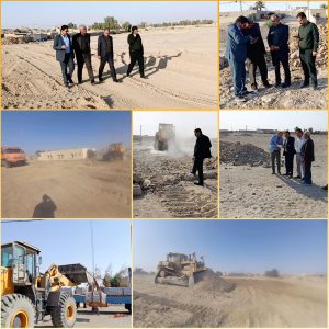 آغاز عملیات اجرایی پروژه پارک بانوان در شهر زهک